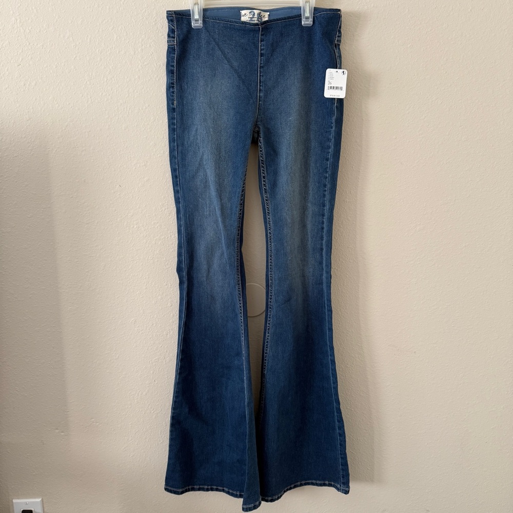 Free People Penny Pull On Flare Jeans NWT